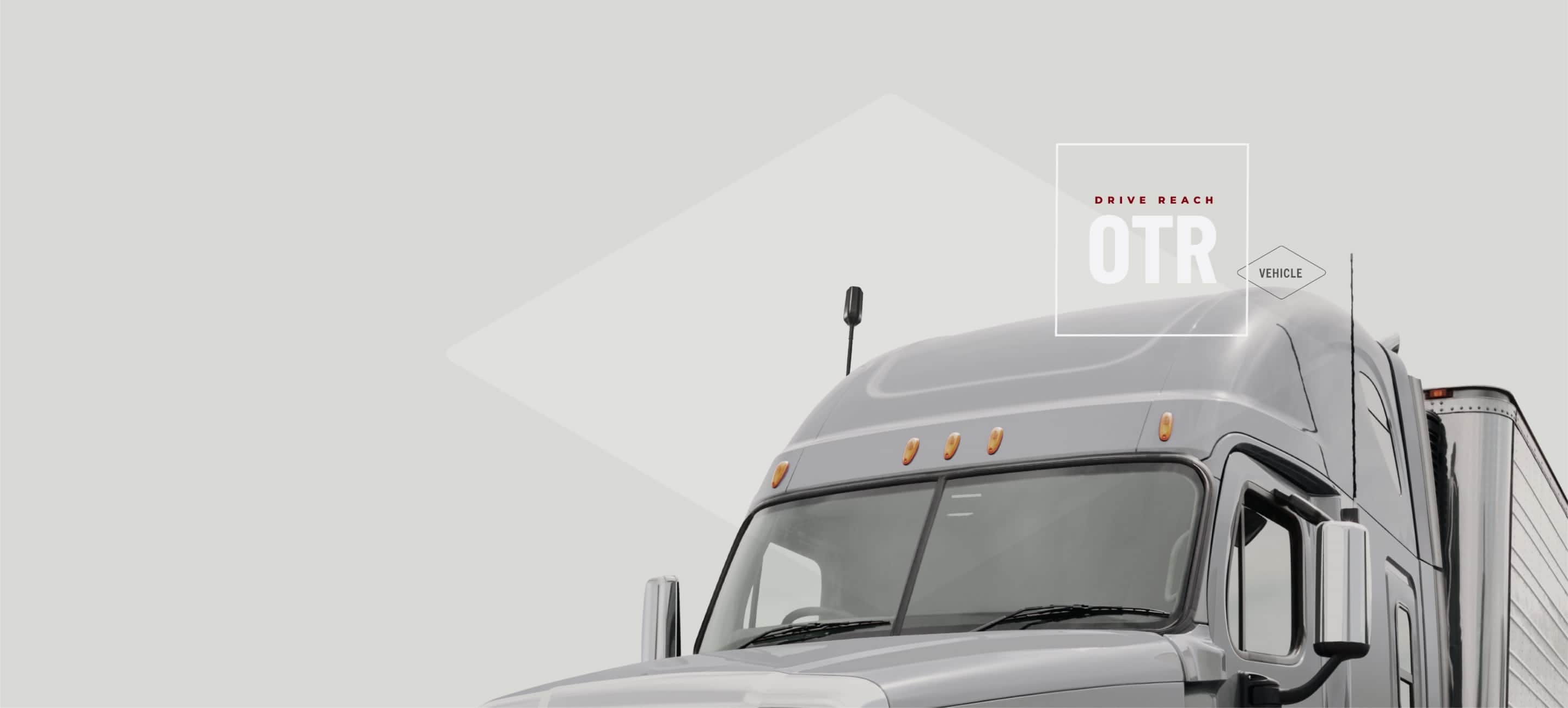 semi truck with otr antenna