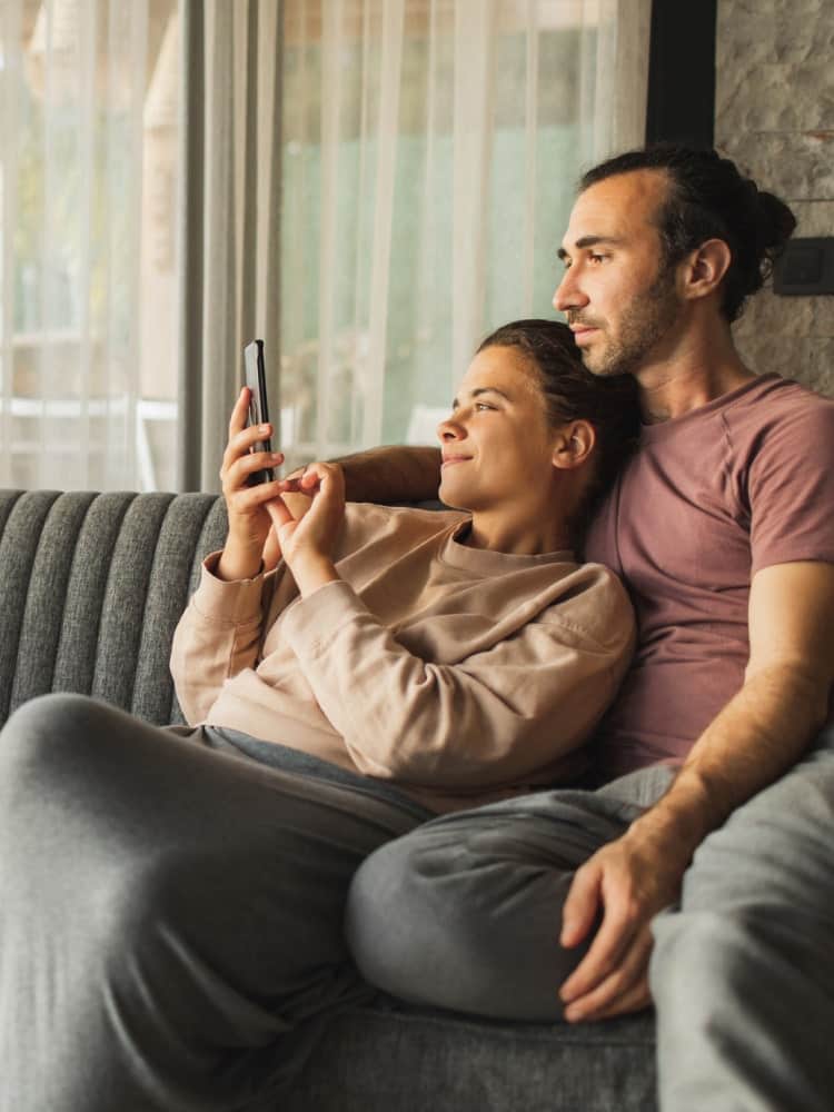 couple on the couch