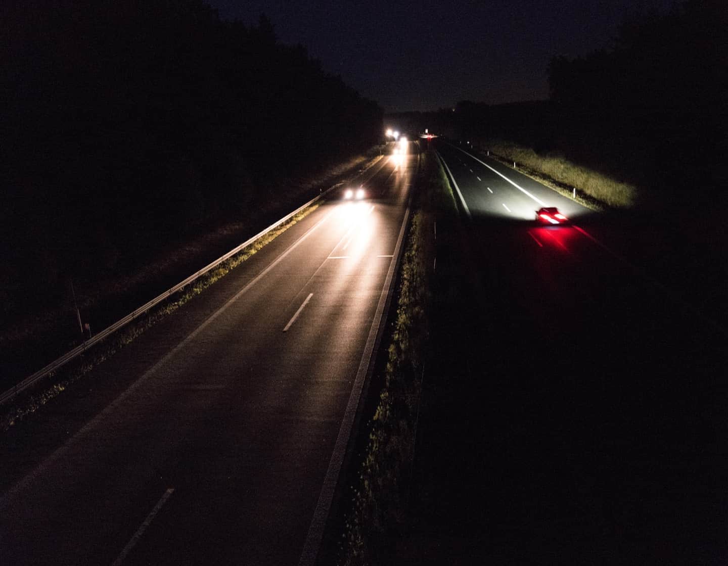 nighttime rural commute